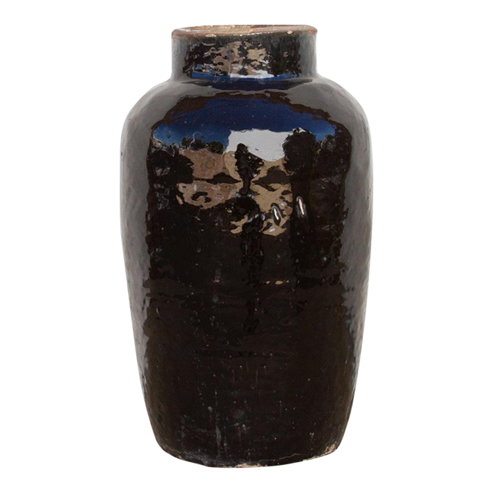 Vintage Tall Asian Martaban Jar~P77666029