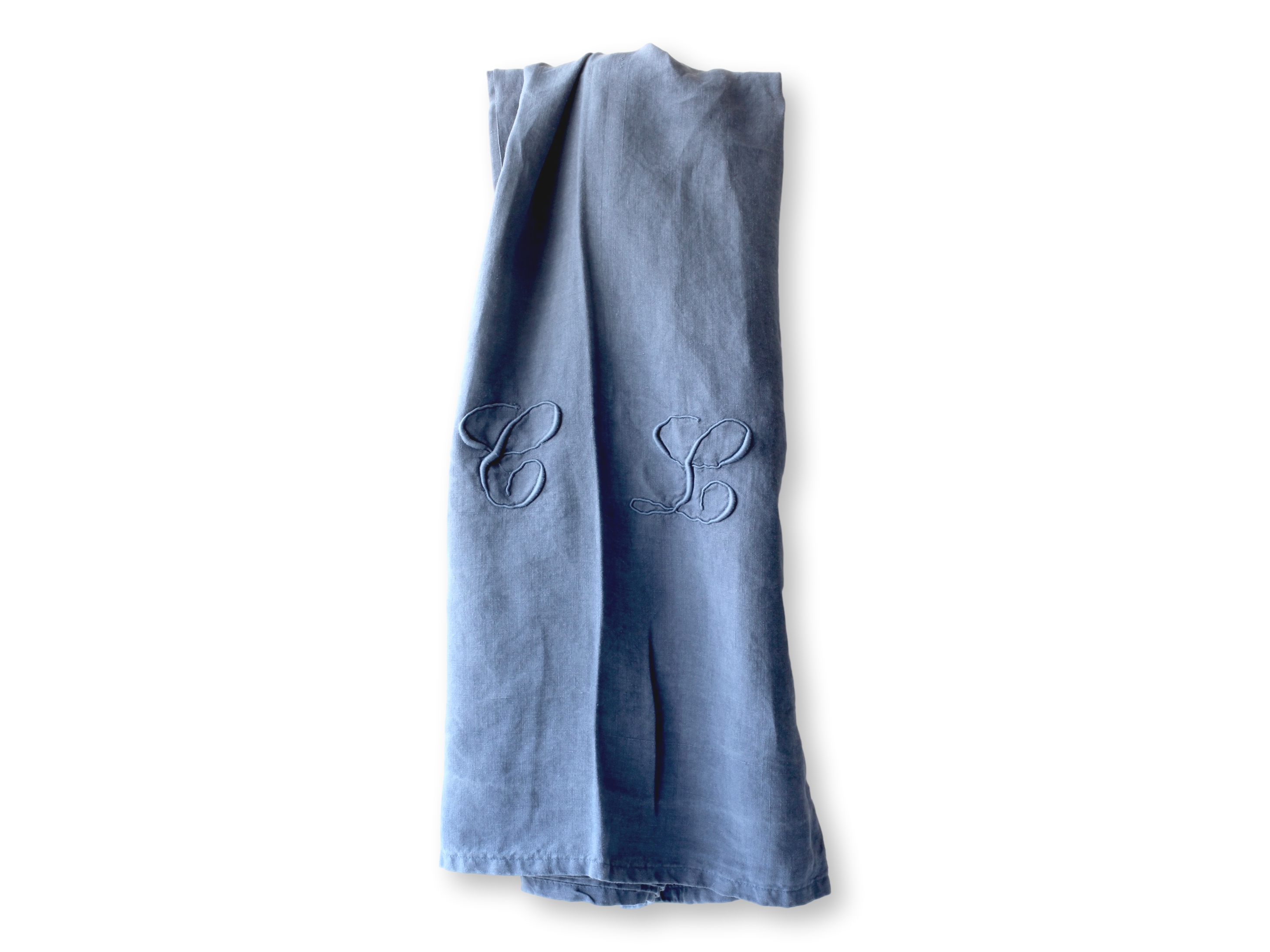 224" French Blue Linen Tablecloth~P77708246