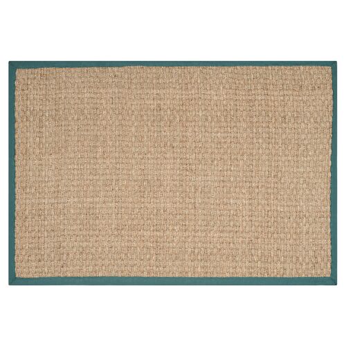 Malcom Sea-Grass Rug, Teal