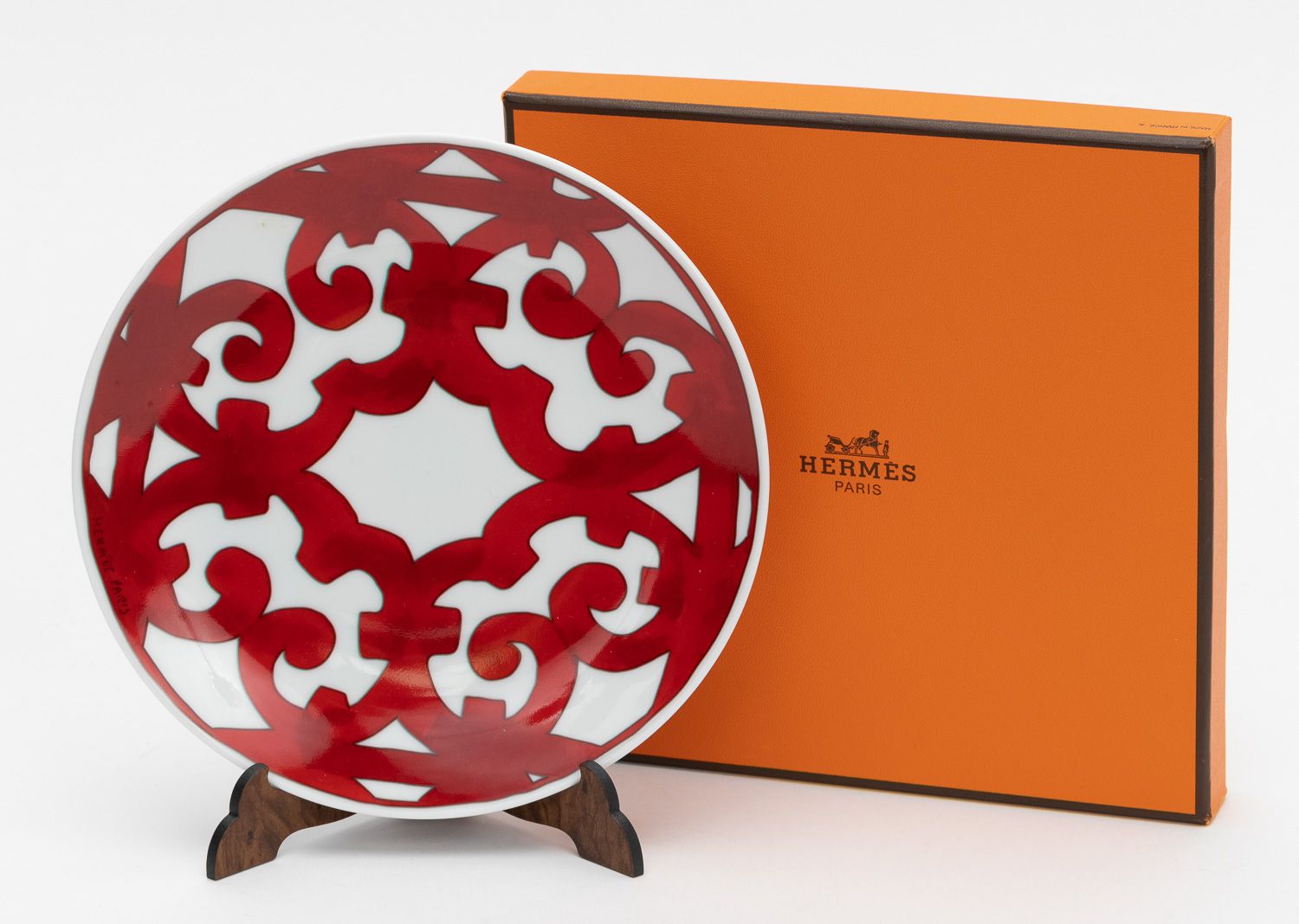 Hermès Balcon Dessert Plate With Stand~P77666640