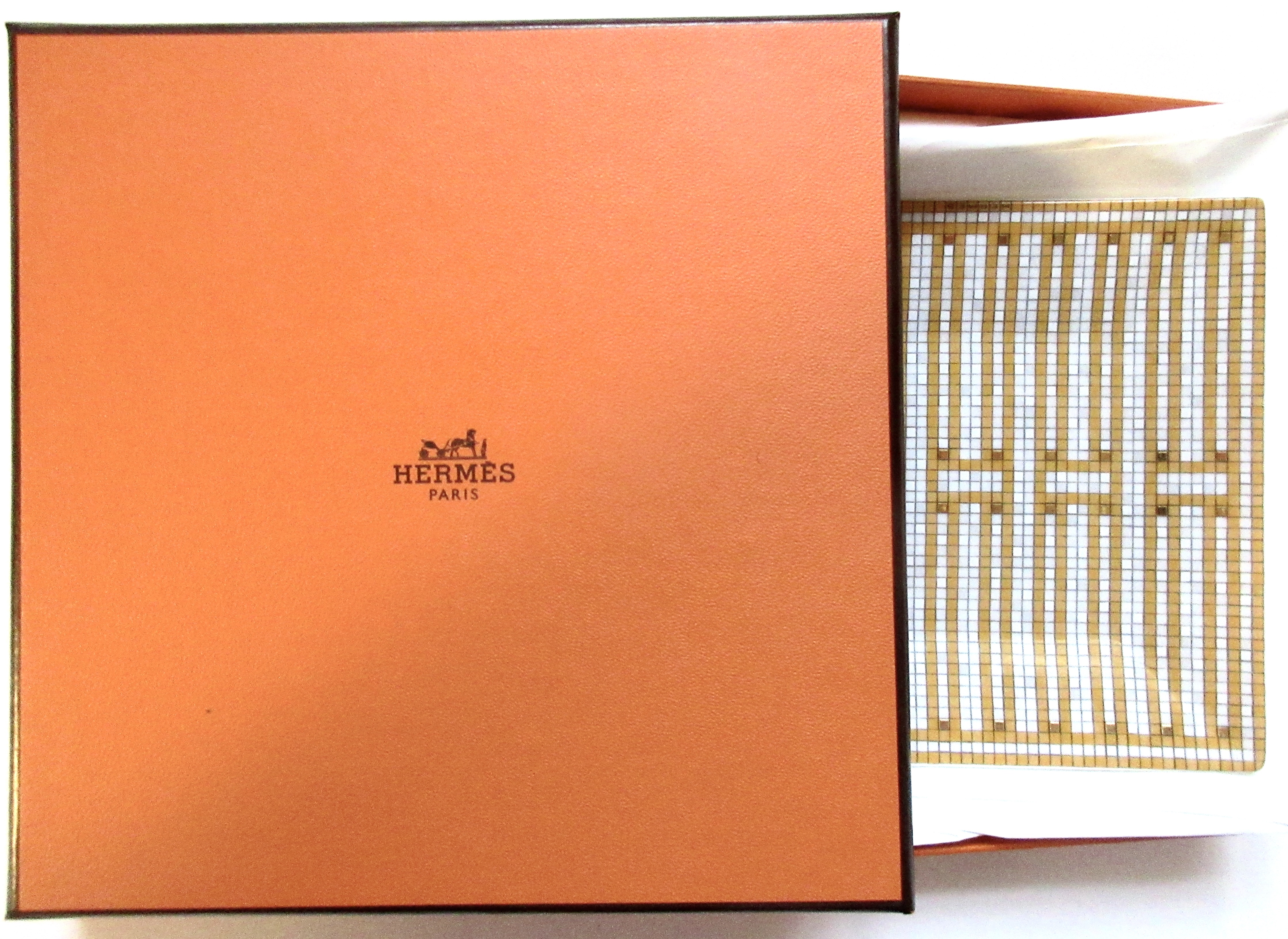 Hermes French Porcelain Mosaique Tray~P77693217