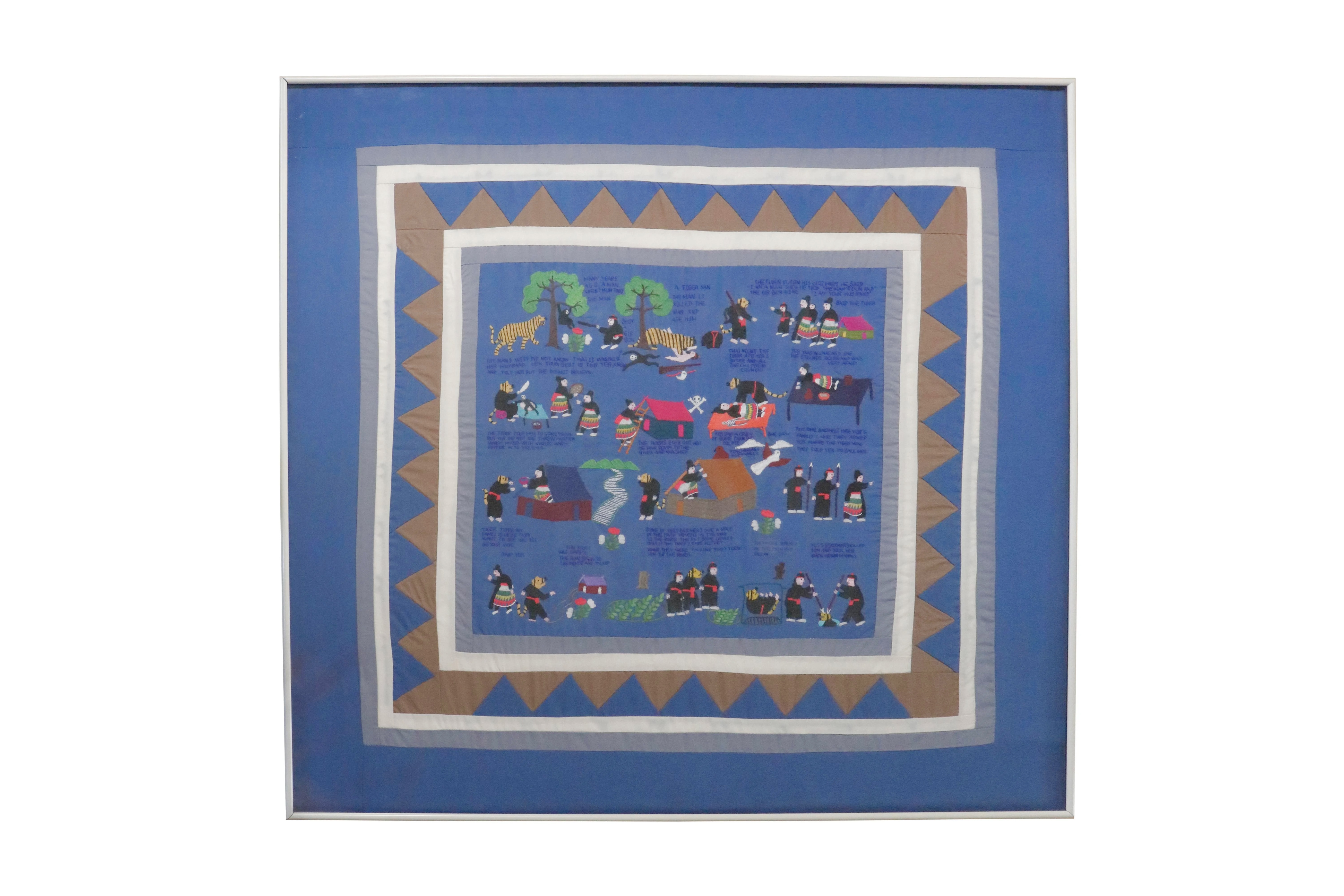 Traditional Framed Story Quilt~P77716368