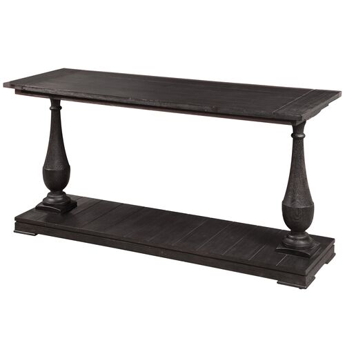 Windsor Console Table, Black
