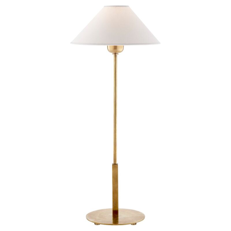 Hackney Table Lamp, Antique Brass