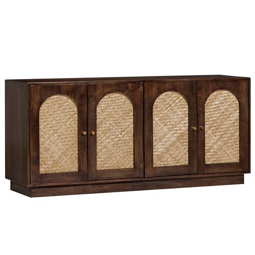 Kos Raffia 3-Door Sideboard