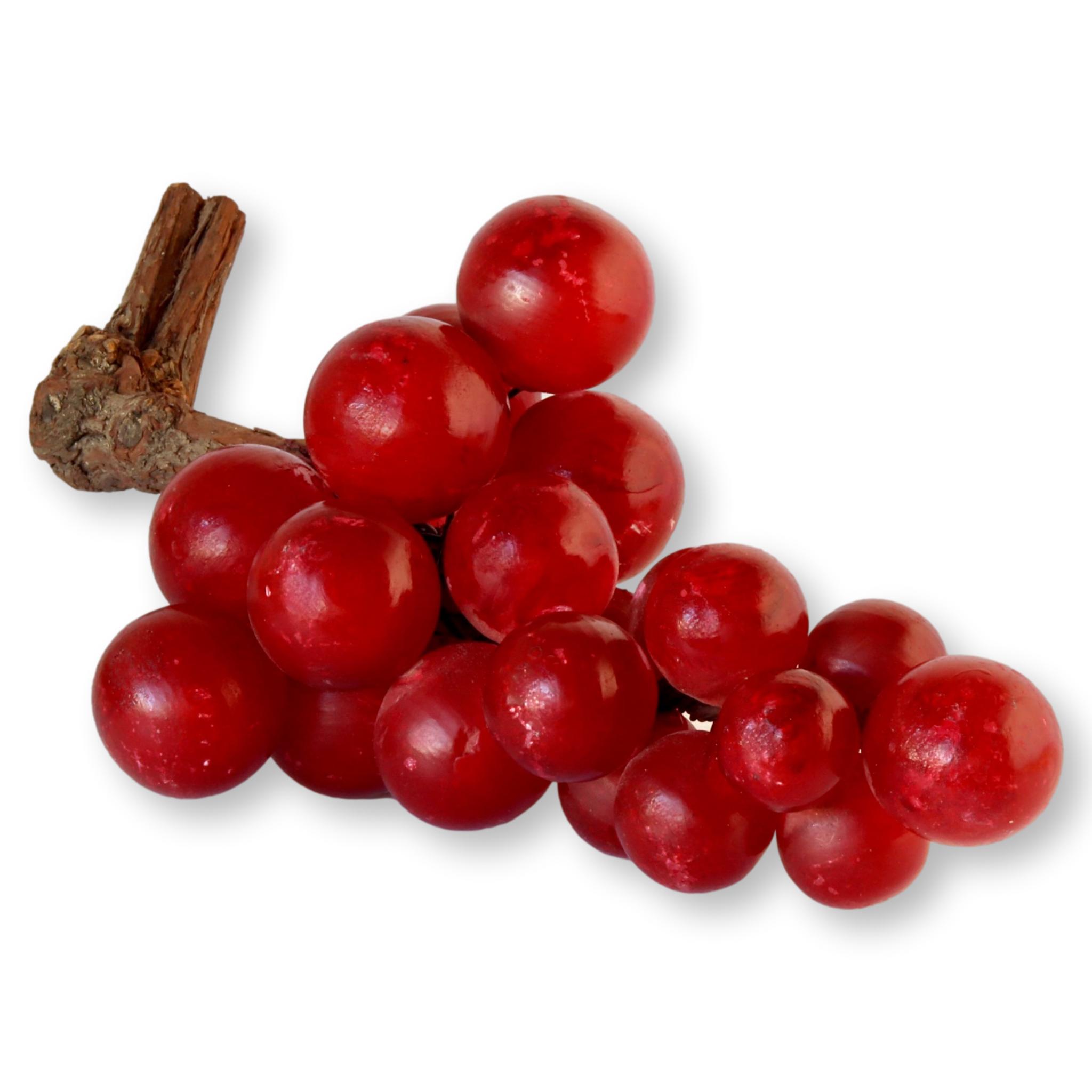 Midcentury Ruby Red Alabaster Grapes~P77646625
