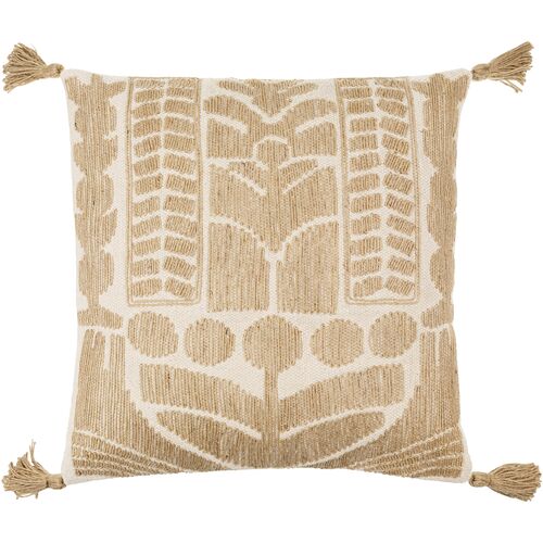 Elarian Patterned Accent Pillow w/Tassels Elarian Patterned Accent Pillow w/Tassels