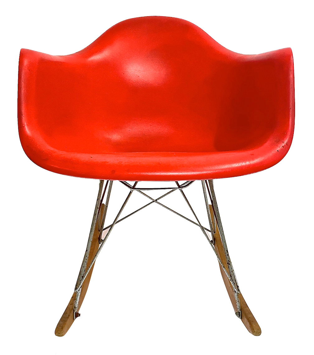 Mid-Century Eames Style Rocking Chair~P77661497