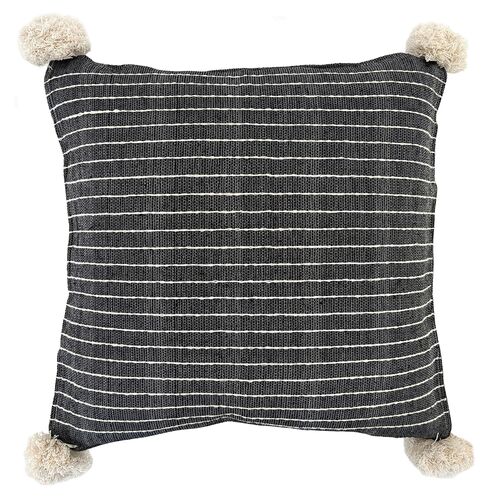 Nativa, Woven Throw, Black