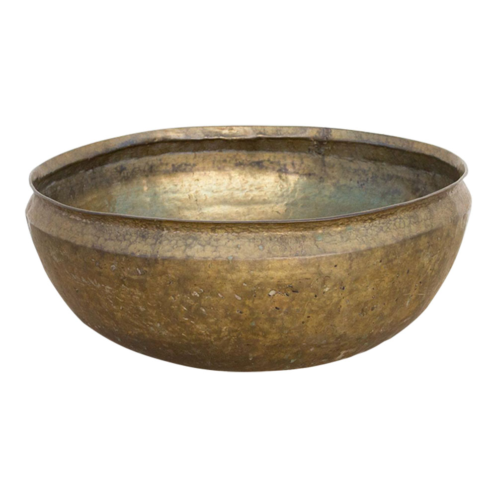 Antique Brass Food Storage Bowl~P77667214