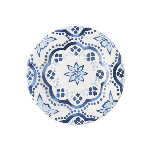 Iberian Side/Cocktail Plate, Indigo