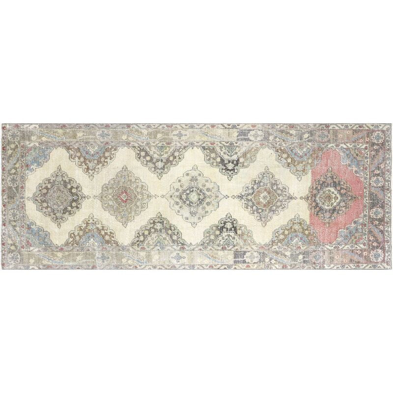 1960s Turkish Oushak Carpet, 4'8