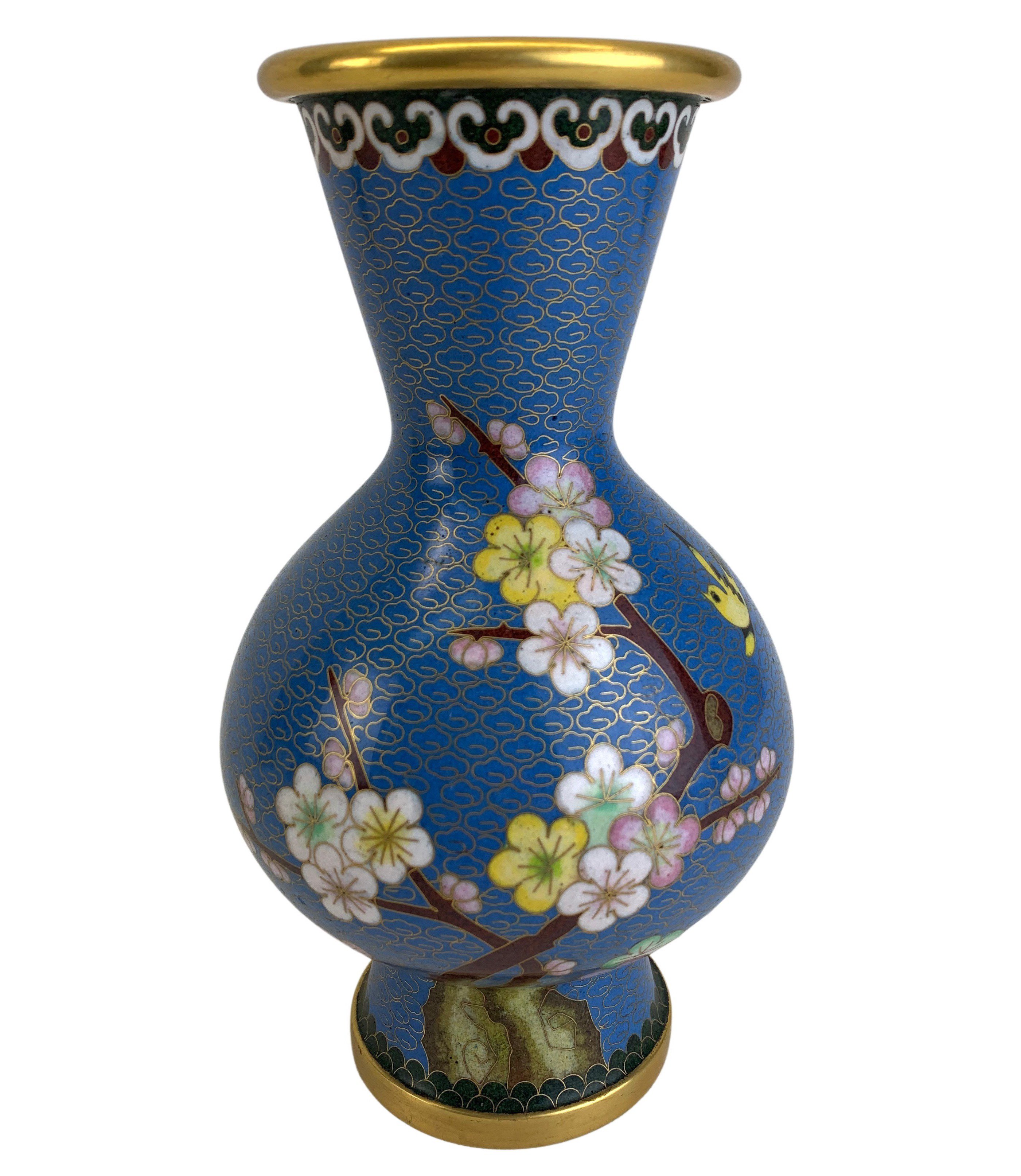 Multicolor Brass Cloisonné Vase~P77557171