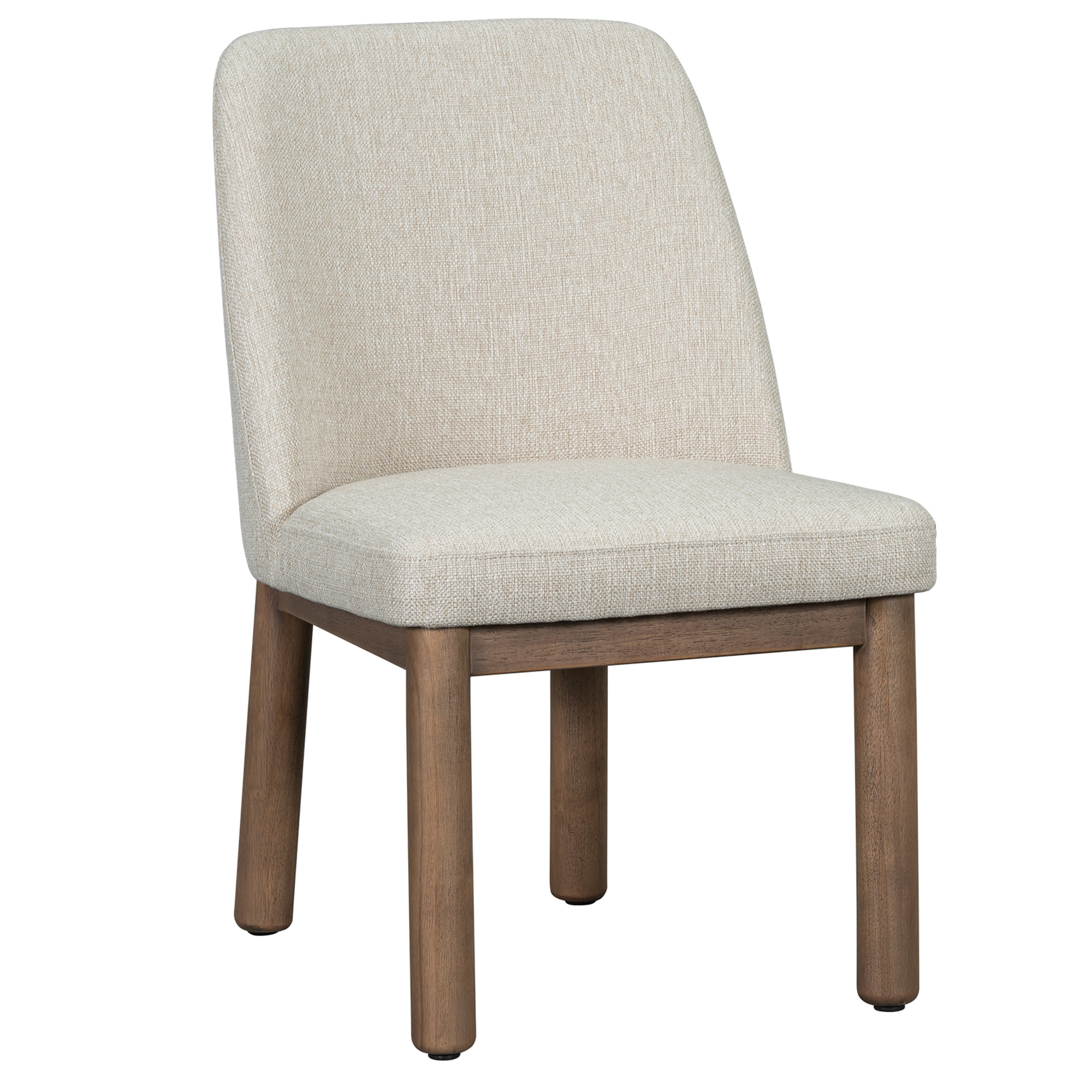 Salcombe Upholstered Linen Dining Chair, Beige