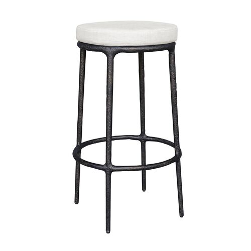 Ulisse Outdoor Bar Stool, Black Ulisse Outdoor Bar Stool, Black
