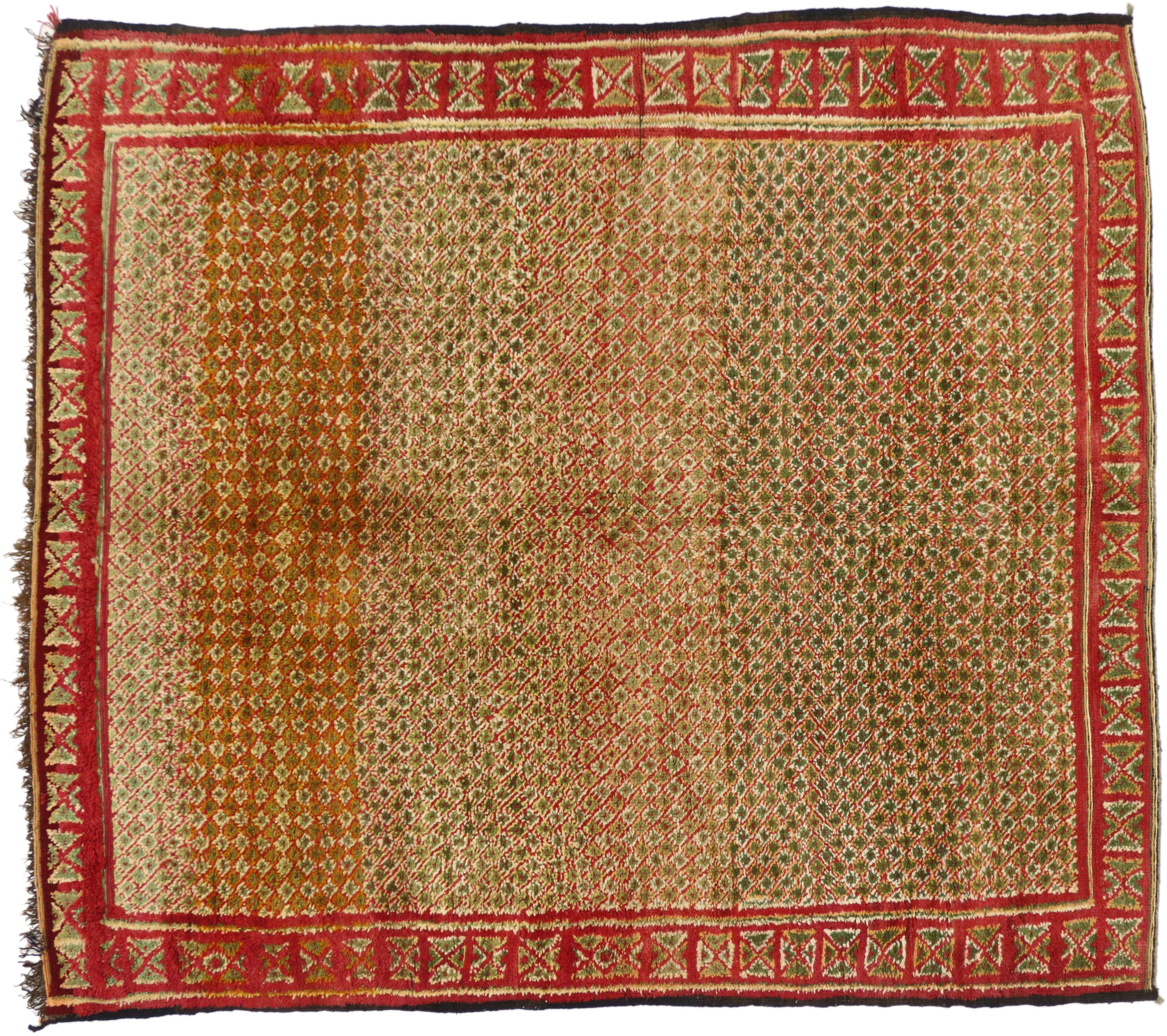 Vintage Moroccan Rug, 06'04 x 07'02~P77596360