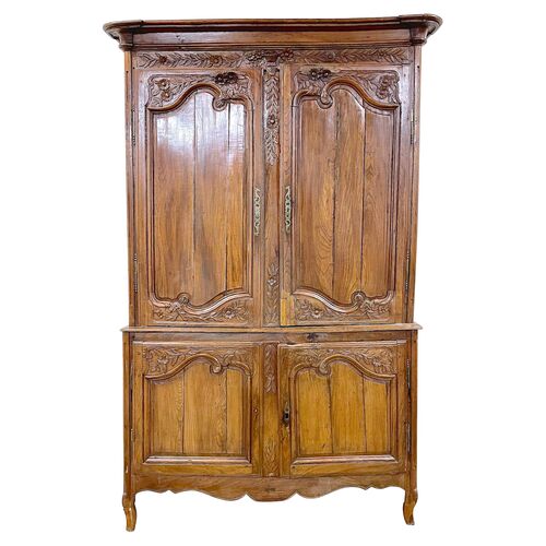 Antique Hand-Carved French Armoire~P77631226