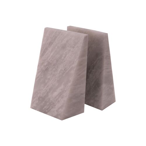 Marble Wedge Bookends, Gray~P77019299