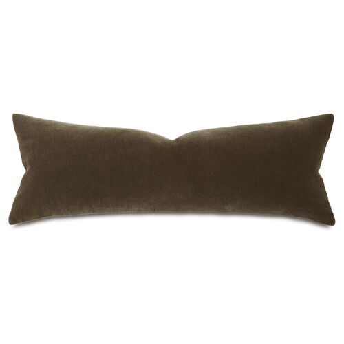 Trillium Mohair Pillow, Truffle~P77638870