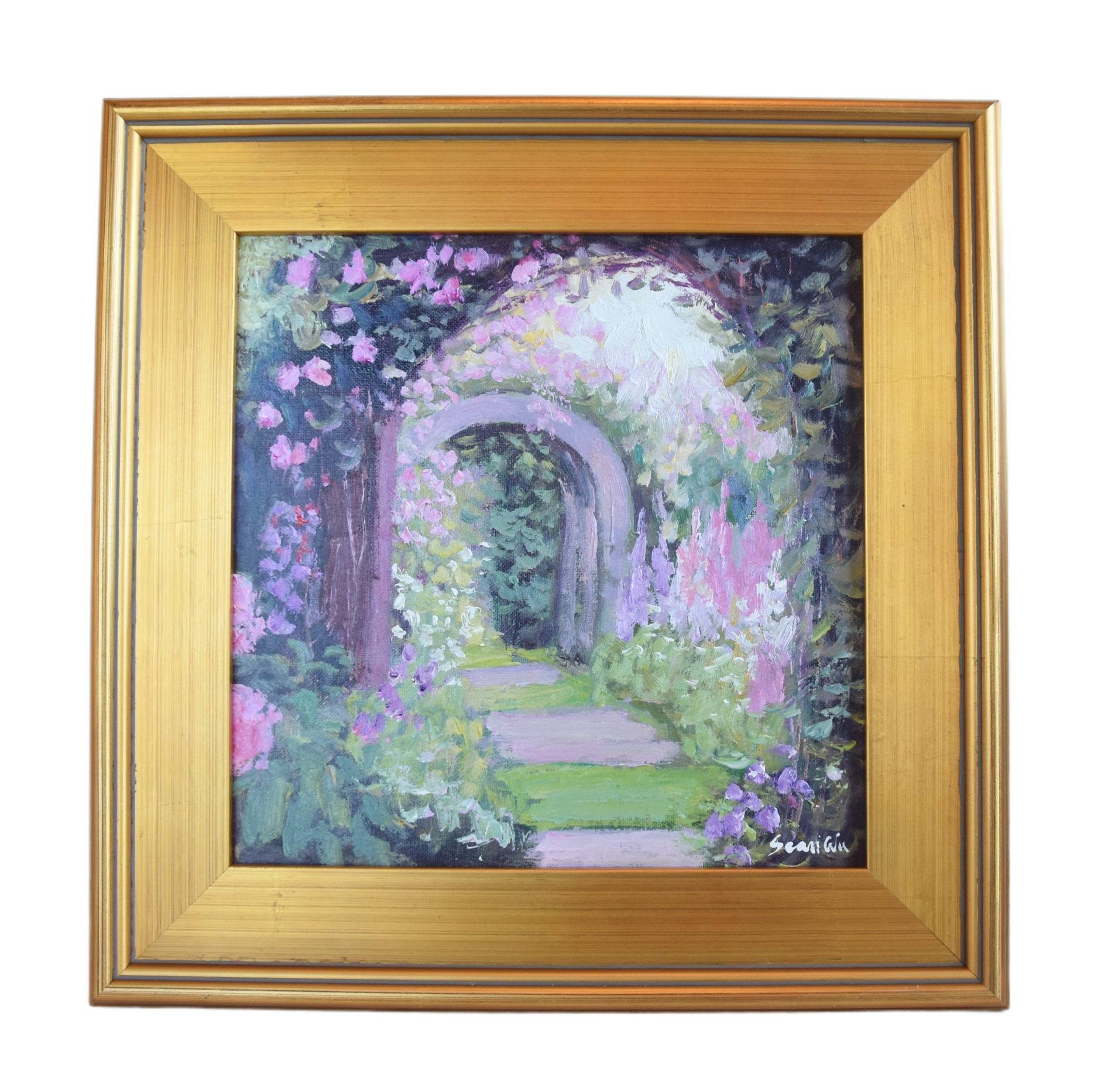 Sean Wu, English Floral Garden Painting~P77687364