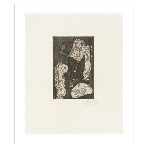 Femme from Picasso Oeuvres by Pablo Picasso Framed Print Femme from Picasso Oeuvres by Pablo Picasso Framed Print