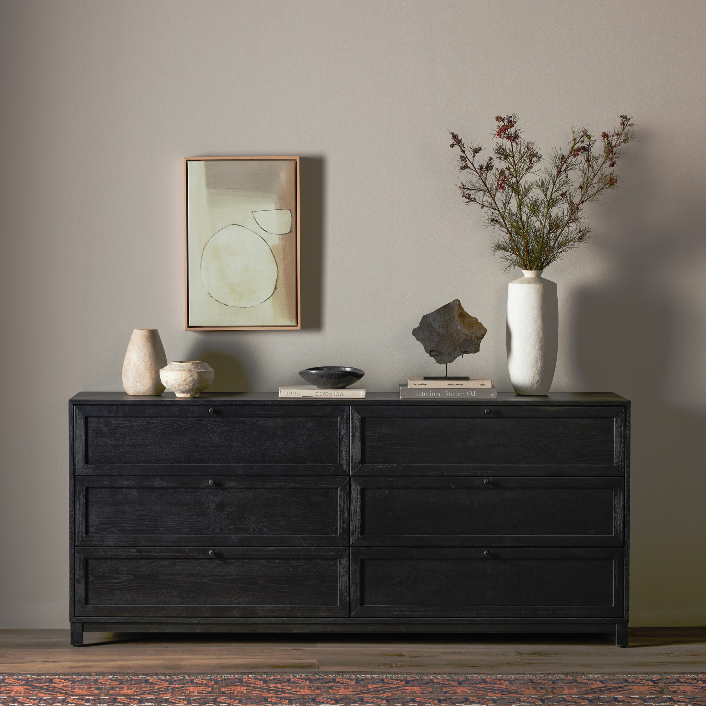 laila slate brown dresser Taffenbrook - Dresser main image 1