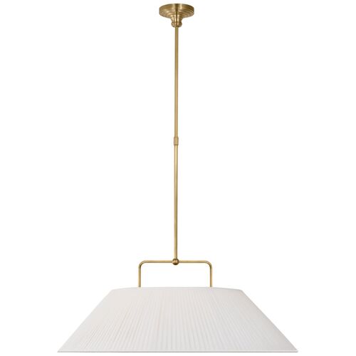 Serrato Pleated Silk Hanging Shade Serrato Pleated Silk Hanging Shade