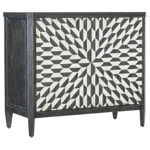 Commerce & Market Lancaster Hall Chest, Black/White Commerce & Market Lancaster Hall Chest, Black/White