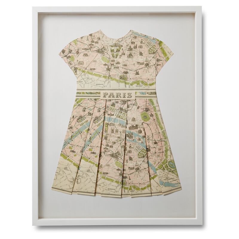 Dawn Wolfe Folded Map Dress, Paris