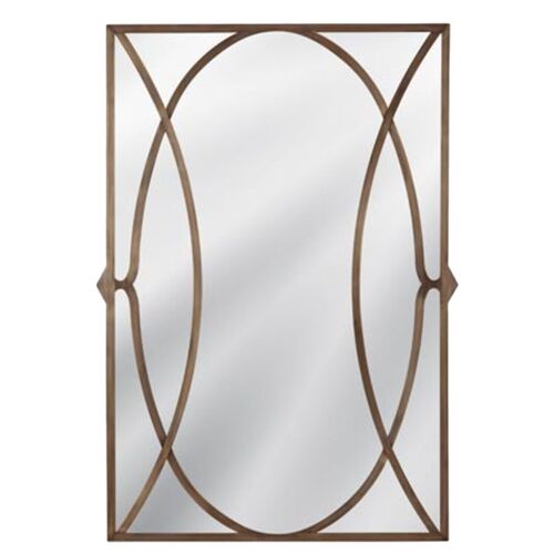 Rebecca Wall Mirror, Bronze