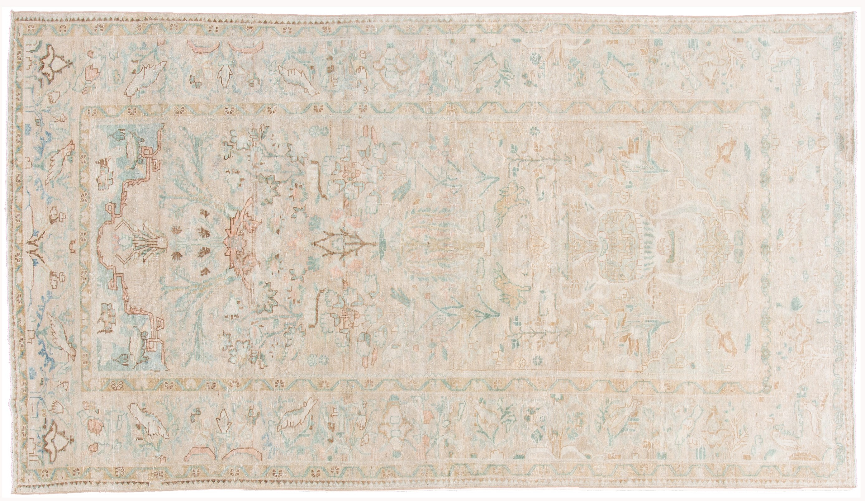 Vintage Persian Mahal Wool Rug~P77608790