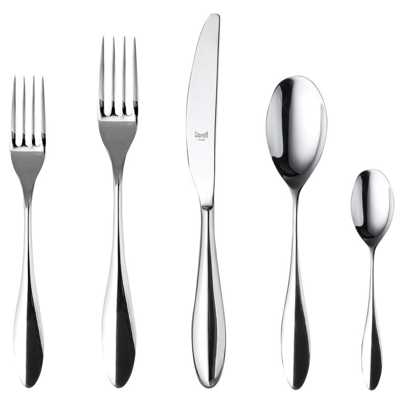 20-Pc Carinzia Cutlery Set, Silver