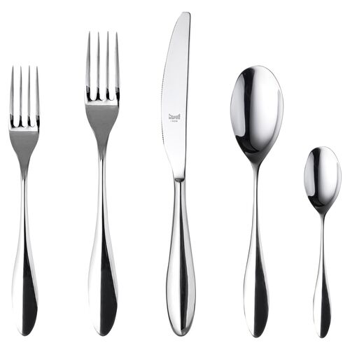 20-Pc Carinzia Cutlery Set, Silver~P77428299