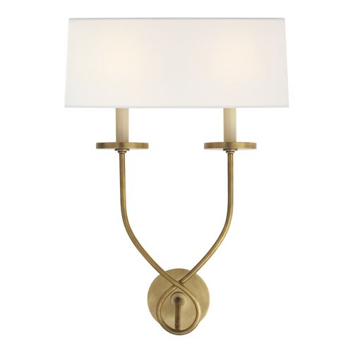 Symmetric Twist Double Sconce Symmetric Twist Double Sconce