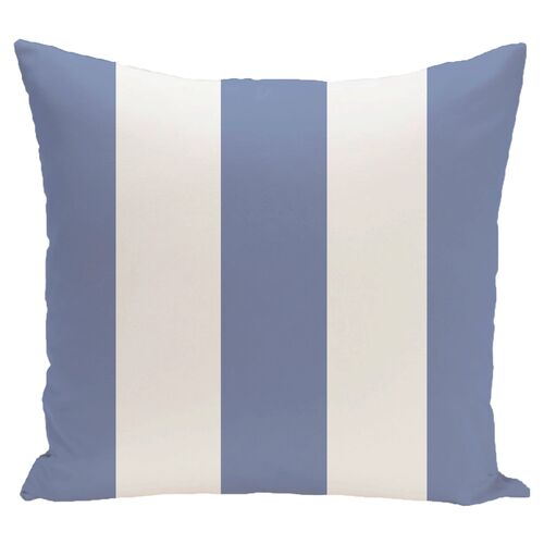 Awning-Stripe Outdoor Pillow, Blue~P77226537