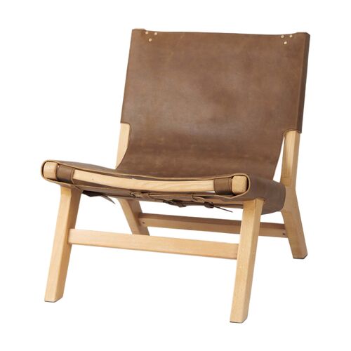 Sable Leather Accent Chair Sable Leather Accent Chair