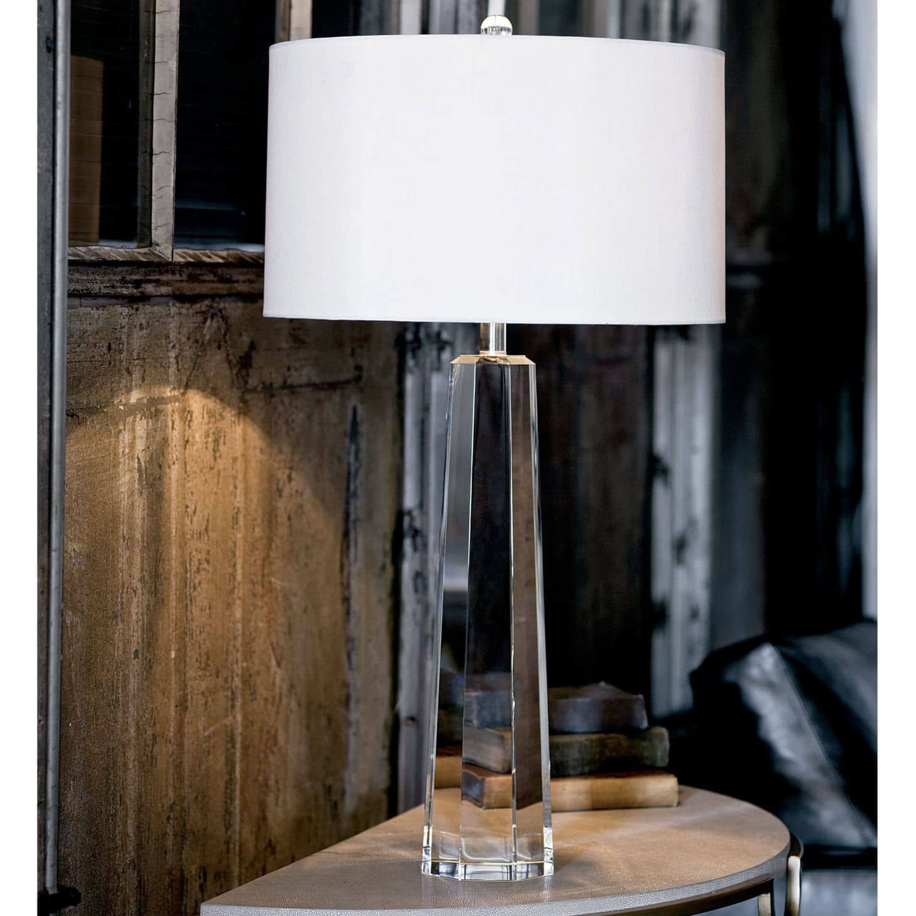 Clove Cordless Table Lamp - Champagne Silver