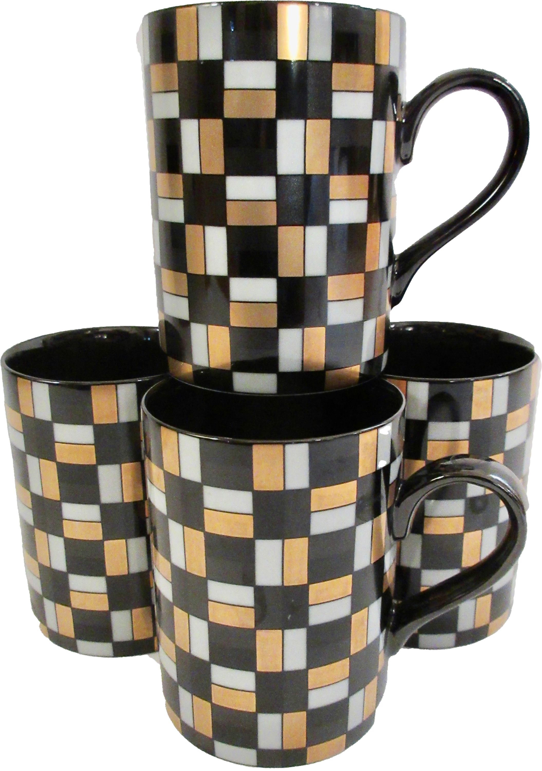 Porcelain Modernist Mugs S/4~P77661669