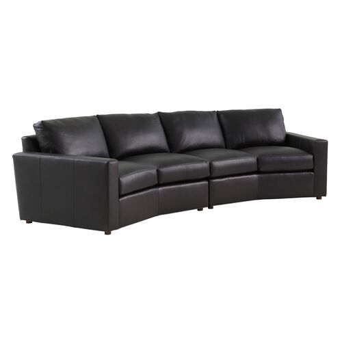 Ashbury Sectional, Leather