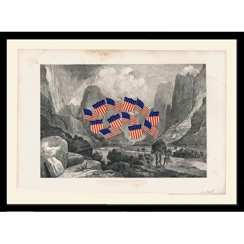 Alden Flags Collage Art Print, 15.5" x 21"