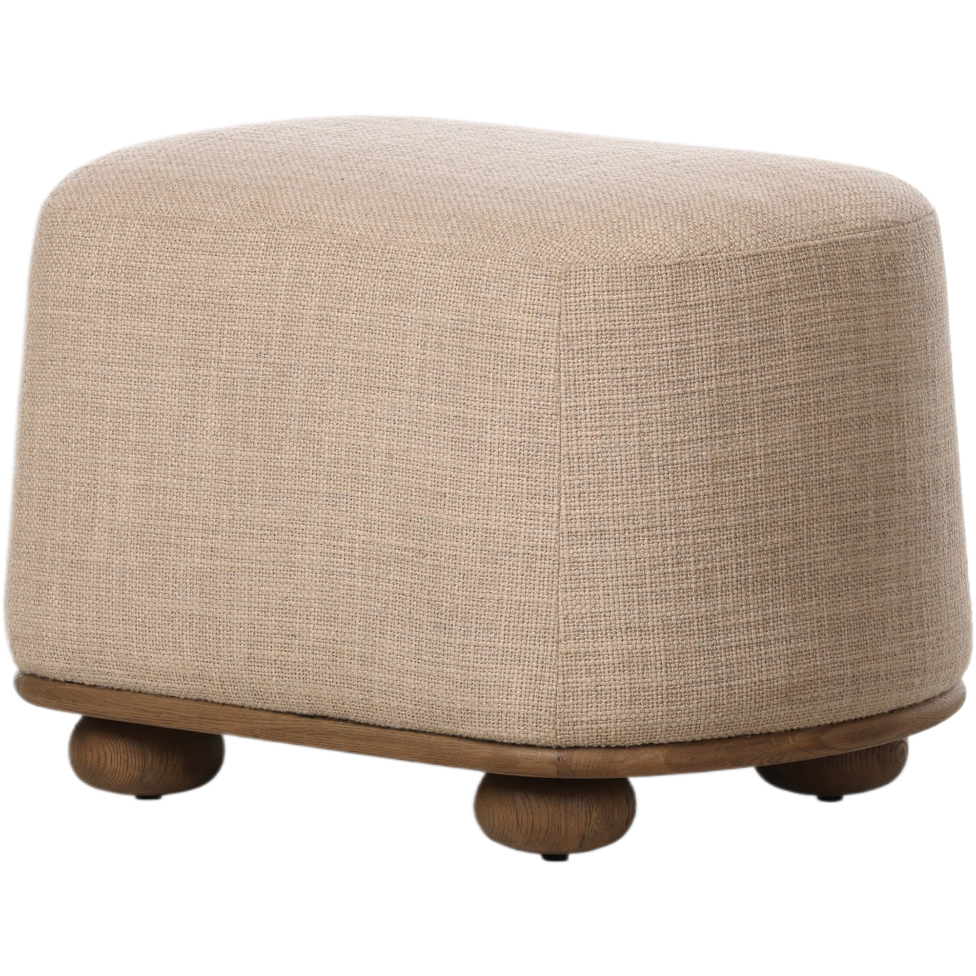 Zevoria Oval Ottoman, Saxon Sand