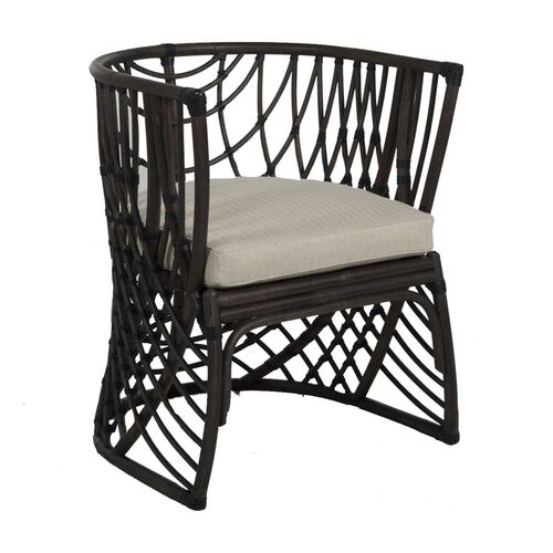 Asher Dining Chair, Black/Beige~P77606288