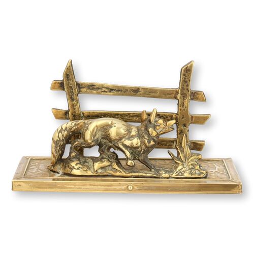 English Fox & Fence Letter Rack English Fox & Fence Letter Rack