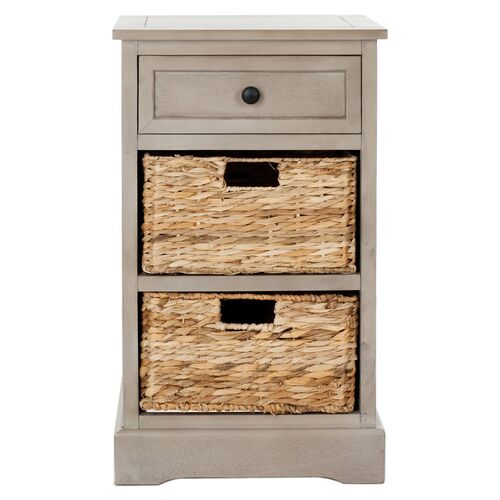 Kendall Storage Side Table, Taupe~P40984469