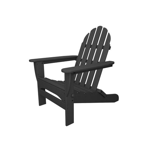 Classic Folding Adirondack Chair, Slate Gray~P45748004