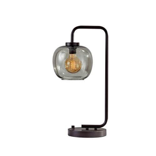 Nolan Table Lamp, Black/Smoke~P69529939