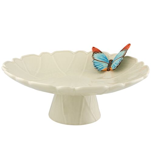 "Cloudy Butterflies" By Cláudia Schiffer Cake plate, Multi