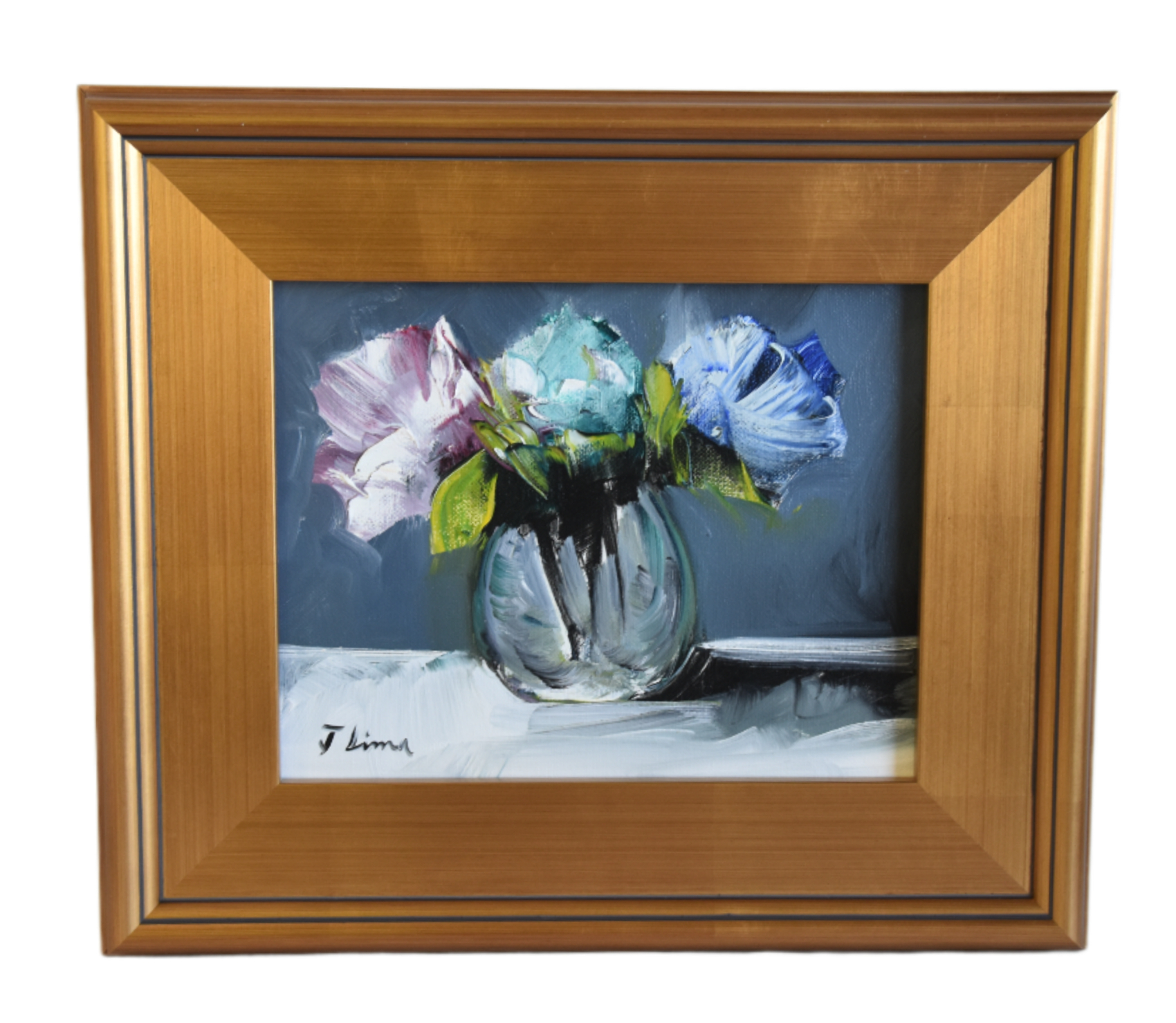 Colorful Bouquet of Flowers Oil Painting~P77729637