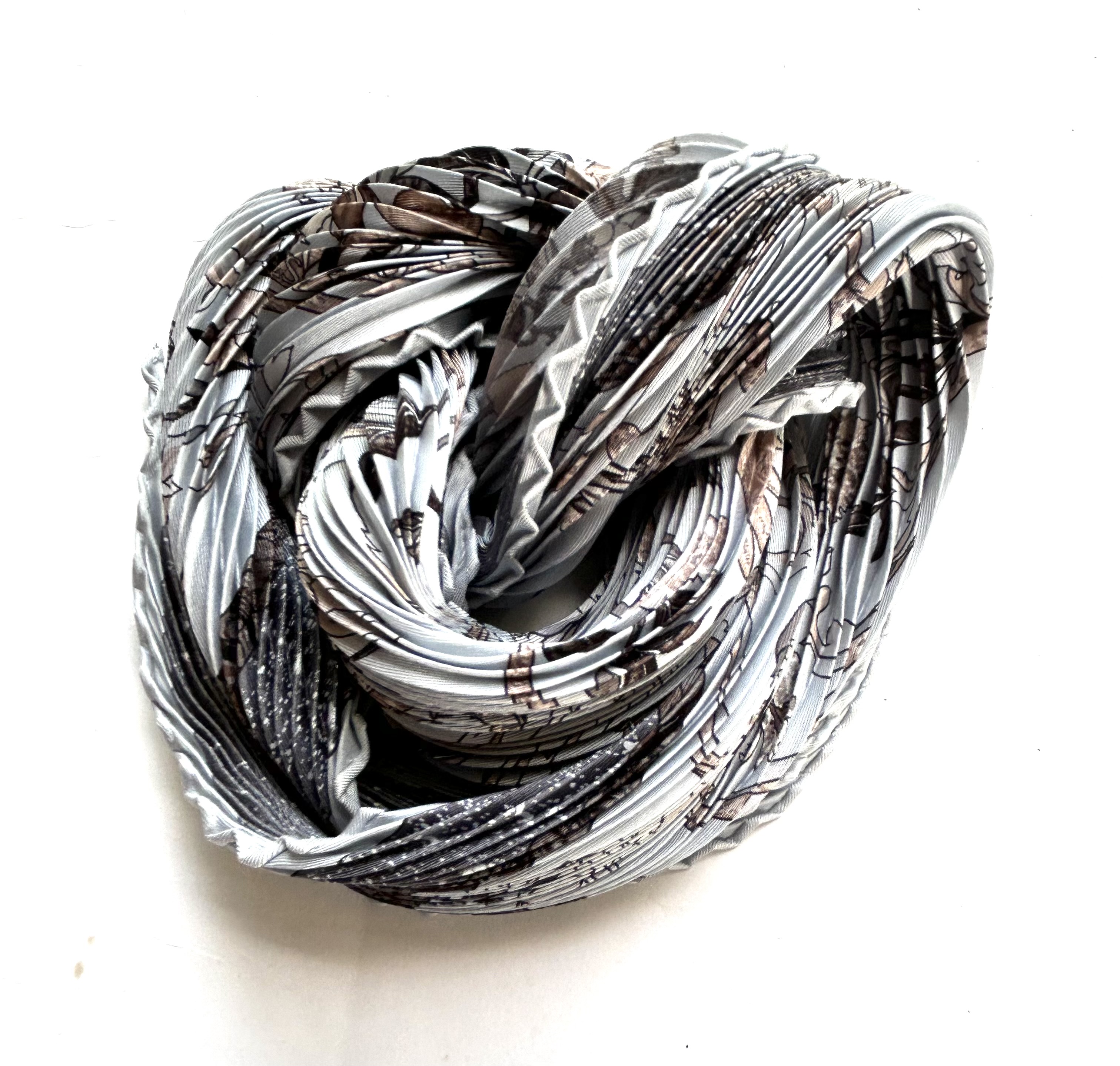 Hermes Pierres d'Orient Pleated Scarf~P77755338