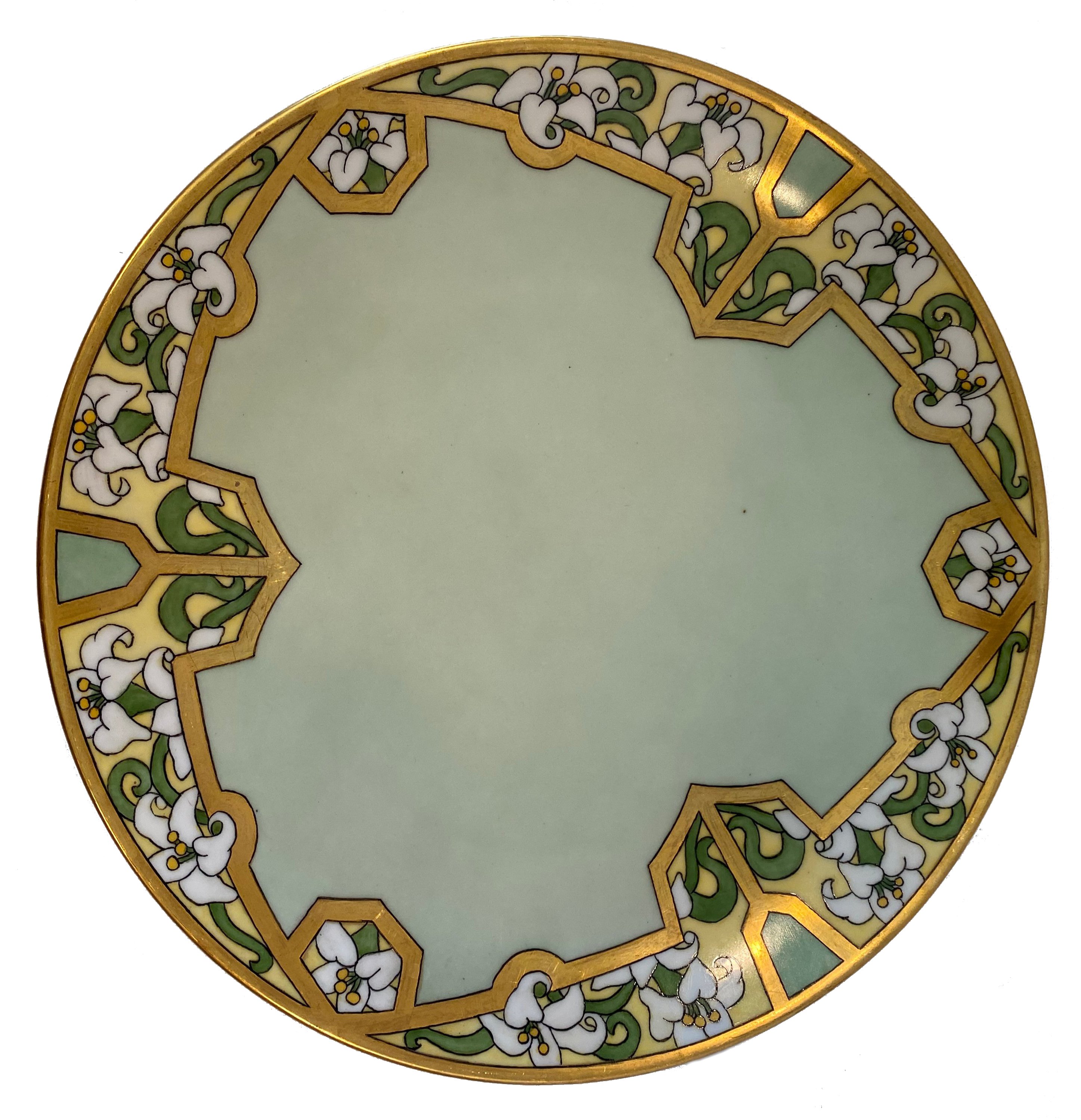Hand-Painted Porcelain Plate~P77610796